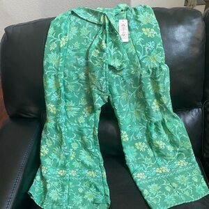 Floral Green women Bottoms